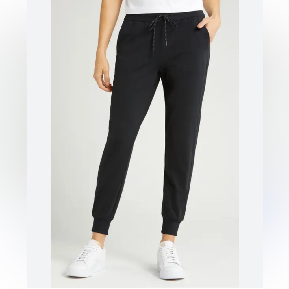 Zella Girls Drawstring Jogger Pants Black - Size Large (10/12)